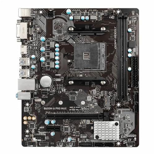 desktop motherboard Fit For MSI B450M-A PRO MAX AMD B450 Motherboard Support Ryzen 5 5600 Socket AM4 CPU DDR4 PCI-E 3.0 SATA III M.2 Micro ATX Board