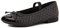 Geox Girl's Jr Plie' B Ballerina, Black, 2.5 UK