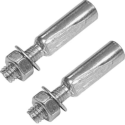 cyclingcolors 2X kurbelkeil 9mm - 9.5mm Fahrrad Moped Stahl tretlagerkeil fläche kurbeln Vintage Oldtimer