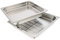 Lèche-frite en inox perforé (35,5 x 32,5 x 5cm) pour four vapeur AEG, Electrolux.