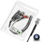 [UL-Kabel] Chanzon 5 Stück 8mm Panel Mount + 5mm LED Farbiges weißes Pilotdiodenlicht (Diffuse runde Linse) 12V Universal Unterputzmontage Armaturenbrett Anzeigetafel Sockel Lampen