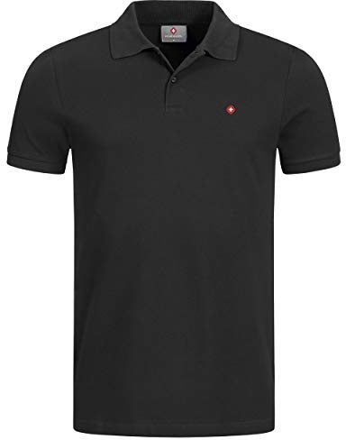 Höhenhorn 32A3 Waliss Herren Poloshirt Schwarz Gr. S