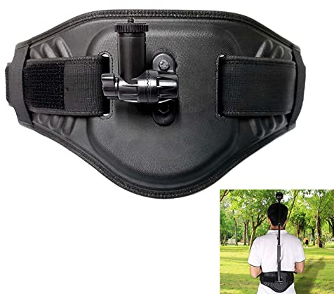 SAUNPRRO Action Kamera Halterung, Tragbarer Hüft Gurt Unsichtbar Action Kamera Zubehör Set,Action Kamera Zubehör Kit,Brustgurt Halterung Selfie Stick für ONE X/X2 Bar Panorama Zubehör