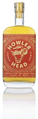 Howler Head Banana Whiskey, 70cl - 40% ABV Premium Blended Kentucky Straight Spirit with Natural Banana Flavouring - Official Flavoured Whiskey Partner of The UFC
