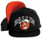 Nebelkind Snapback Cap Ballin' Schwarz Orangene Basketball-Comic-Figur Größenverstellbar Unisex One Size