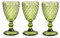 GICOS SRL GIN-820502 Lot de 6 verres à vin en verre vert 210 ml