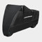 VVLXRIC Motorradabdeckung Outdoor, Motoradabdeckhaube, Wetterdicht Wasserdicht Staubdicht Lastenrad Abdeckplane,Schwarz-230 * 95 * 125cm
