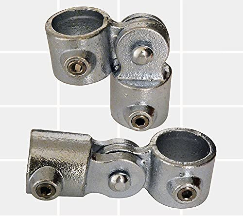 Galvanized Tube Fittings | Handrail System | Connector Pipe Fittings | Railing Steel Tubes | Galvanized Tubes (4X 1.6m Tube, 42mm OD Tube C42)
