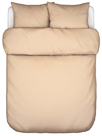 Marc O'Polo Senja Bettwäsche aus Renforce 200x200 / 2x80x80 cm Soft Sand