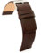 diloy Lederarmband für klassische Uhr – Glattes Rindsleder ohne Nähte, minimalistisches Design – Größen 18mm, 20mm, 22mm, 24mm, 26mm, 28mm, 30mm 327 Dunkelbraun 22mm