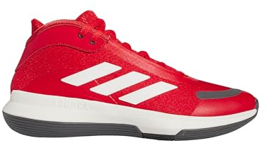 Adidas Unisex Bounce Legends Trainers, Better Scarlet/Cloud White/Charcoal, 42 EU