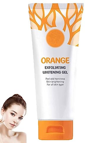 Gesichtspeeling Gel, Orange Aufhellendes Peeling Gel Gesichtspeeling, Brightening Exfoliating Peeling Gel, Orange Exfoliating Whitening Gel, Orange Exfoliating Gel Scrub Face Body Skin (1pcs)