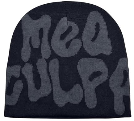 FiveMileBro Herren Damen Mütze Beanie Kalten Jahreszeit Warm Sportmütze Bedruckter Hut für Freizeitaktivitäten Joggen Reisen Ski (DE/NL/SE/PL, Numerisch, 55, 62, C)