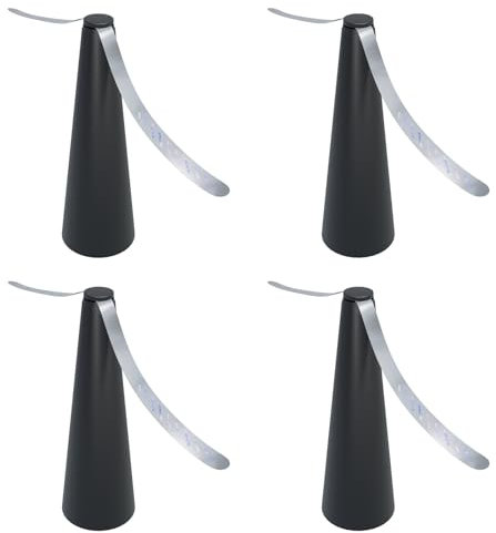 4X Fliegenwedler 8 x 25 cm Batteriebetrieben Fliegenvertreiber Fliegen Wespen Ventilator Propeller Tisch Wespenabwehr