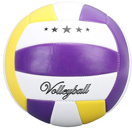 HERCHR Volleyball Taille 5, Entraînement Sportif en Salle Et en Extérieur, Volley-Ball De Plage, Pratique, Taille Officielle, Volley-Ball Professionnel