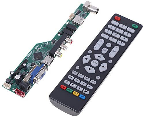 iFutniew T.V53.03 Universale LCD TV Controller Scheda Driver V53 TV Analogico TV/AV/PC/HD/USB Media Scheda Madre C