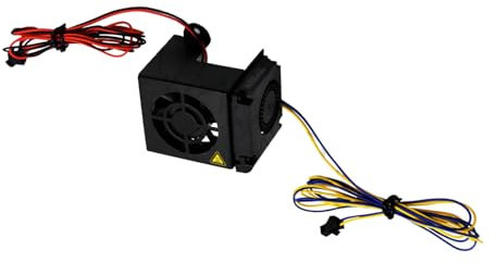 Efficient Cooling Fan Kit for Ender5 3D Printer Hotend Extruder Full Assembled Set with SM2.54 Fan Cover