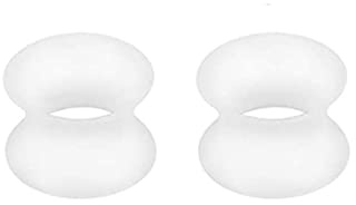 Calefee Ohr Tunnel 4-25mm, Piercing Plug Silikon für Damen und Herren 2 Stücke, Ohr Piercing Schmuck Tunnel