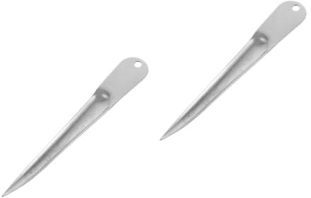 ULDIGI 2 Pièces outil de couteau en rotin déligneuse kit de réparation de rotin produit craft Fait main fournitures de canne de chaise outil de réparation d'osier Acier inoxydable Silver