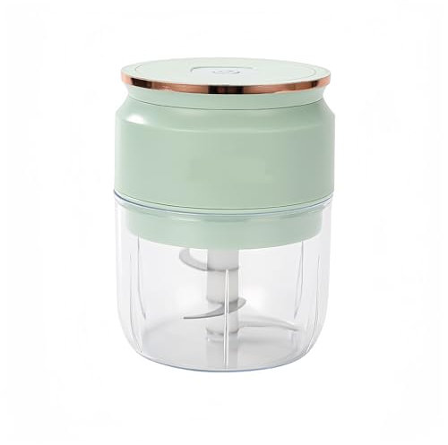 Picadora eléctrica, USB, multipicadora, recargable, portátil, batidora pequeña, 300 ml, universal picadora de cebolla, mini picadora, cortador de verduras eléctrico para carne, frutas y ajo