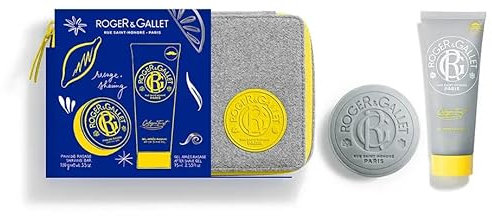 ROGER & GALLET COLOGNE TWIST Shaving Kit Case (Shaving Soap 100g + After Shave Gel 75ml)