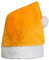 SHINROAD Süßer Weihnachtsmütze für Geschenke Festliche Feiertage Kopfbedecke Weihnachtsmann mit weißem Plüschballkostüm weiche Samt Weihnachtsfeiern Familie Gelb