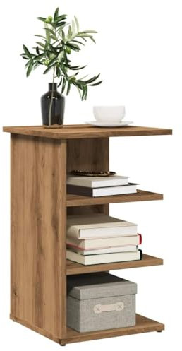 THOYTOUI Sideboard, Küchenbuffet Anrichte Schränke Apothekerschrank Geeignet für Ufficio Corridoio Soggiorno Camera da letto Artisan-Eiche 35x35x55 cm Holzwerkstoff