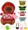 YANGUN Peluche Capybara, 23 cm Capibara Peluche, Juguete de Peluche Capybara con Ropa y Accesorios, Bonito Animal de Peluche de Capibara, Capybara para Niños y Niñas
