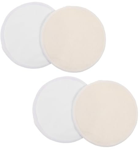 IMIKEYA 4pezzi Coppette Assorbilatte Lavabili Assorbilatte Morbide Per Traspiranti e Comode