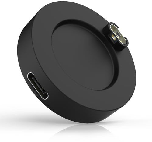 Moko Adaptateur de Chargeur USB C pour Garmin Fenix 8/7/7 Pro/7s/7x/7x Pro/6/6x/6s/5/5 Plus/5x/5x Plus/5s/Forerunner 970/965/945/Instinct, Station d'accueil pour Câble de Charge de Type C, Noire