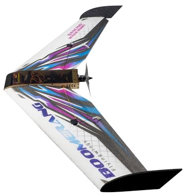 Quolefly E42 EPP Flying Wing RC Airplane Glider 1114mm Wingspan FPV Delta Wing Tail-Pusher RC Aeroplane Model KIT (KIT+Motor+Prop+ESC+Servos)