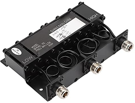 Pongnas 10-W-UHF-Duplexer mit 6 Hohlräumen für Verbesserte Qualität: TX 454,175 MHz und RX 464,175 MHz Funk-Repeater