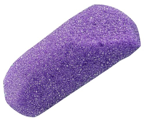 MAGICLULU Pierre de Pédicure Pourpre Légère en Pu à Double Face Surface Rugueuse et Fine pour Soins des Pieds à Domicile Institut de Beauté