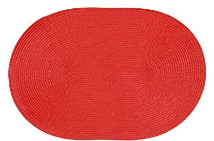Stuco Trends Textiles Platzset, 100% Polypropylen, rot, 45 x 30 x 0.2 cm, 4