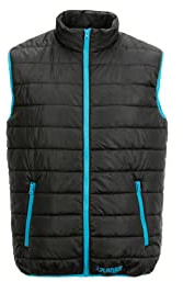 Planam 3698 Outdoor Lizard Weste - Optimale Sicherheit und Komfort - Farbe: Schwarz/Blau - Größe: 52