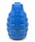 SodaPup USA-K9 Dog Toy - Natural Rubber Grenade Shaped Dog Chew Toy - Treat Dispenser - Slow Feeder - for Heavy Chewers - Made in USA (Medium, Blue)