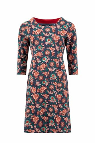 Weird Fish Starshine Printed Jersey Dress Dark Blue Size 18