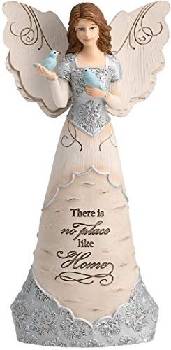 Pavilion Gift Company There is No Place Like Home, Resin, Beige, 7.5 Inch