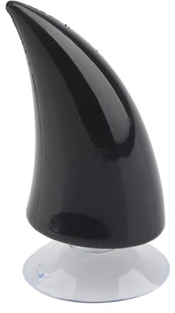 KIMISS Motorradhelmhorn Motorradhelm Devil Demon Horn mit Sucker Dekoration Zubehör(schwarz)