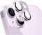 LanQii Camera Lens Protector Compatible with iPhone 14/iPhone 14 Plus, Metal Tempered Glass Film 9H Hardness Anti-scratch HD for iPhone 14/iPhone 14 Plus -Purple