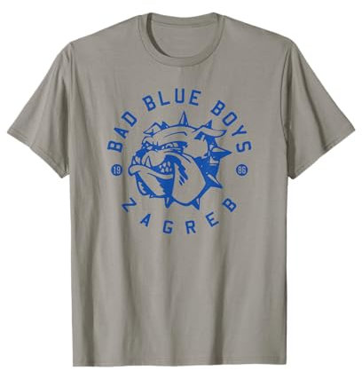 BAD BLUE BOYS 1986 Zagreb Stadt Ultra Kroatien Flagge T-Shirt