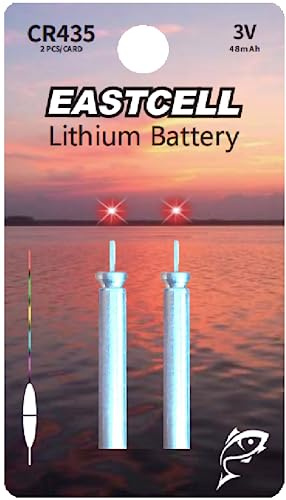 CR435 Lithium Batteries (1 Blister of 2 Batteries) for LED Yad Floats Disposable