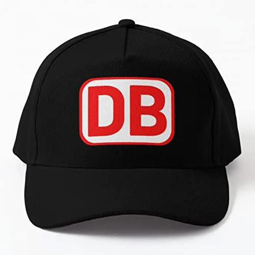 Baseballmütze Deutsche Bahn andise Logo 1994 Baseballmütze Fisch Jungen Damen Einfarbig Schwarz Sonne Sport Sommer Lässig Outdoor Cap