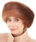Futrzane Siberian Headband - Womens Faux Fur Headbands - Fluffy Russian Earband - One Size (Bronze Siberian)