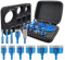 Tile Hole Saw Kit Diamond- BRSCHNITT 11pcs Diamond Core Drill Bit for Porcelain Tile Ceramic Marble Granite Drilling Triangle Shank