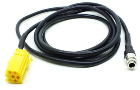 JCAKES Cavo Adattatore Aux Femmina da 3,5 mm for Auto for Alfa Romeo for Fiat Grande Punto 500