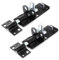 Primes DIY Brenton Strong Sliding Lockable Padbolt(6) Ideal for use with Shed Doors, Gates and Outhouse Doors (150mm, Black) 2 Pieces, Secure Your Garden Gates, Fences, and shed Doors