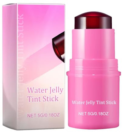 Water Jelly Tint Matte Stick Makeup, Milk Jelly Blush, Milk Cooling Water Jelly Tint, Water Jelly Rouge Stick Moistured Blush Stick, Cheek Lip Tinted Moistured Blush Stick,Moistured Cheek Cream
