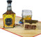 Magic Ants 3D Pop-Up Whiskey Grußkarte – Lustige Geburtstagskarte für Männer, Whiskey-Liebhaber – Handgefertigte Karte mit Whiskyflasche, Glas & Zigarre – Inklusive Umschlag
