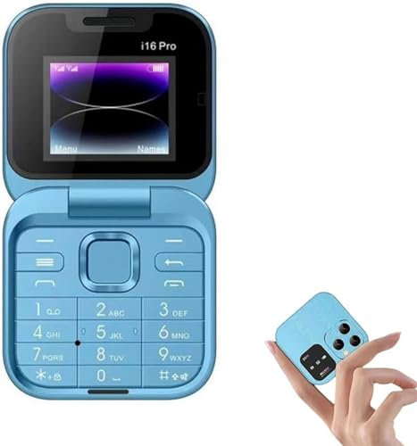 Yjkedfh 2024 Nouveau Téléphone Pliable, 2 Carte SIM, Petit Écran, Débloqué pour Personnes Âgées